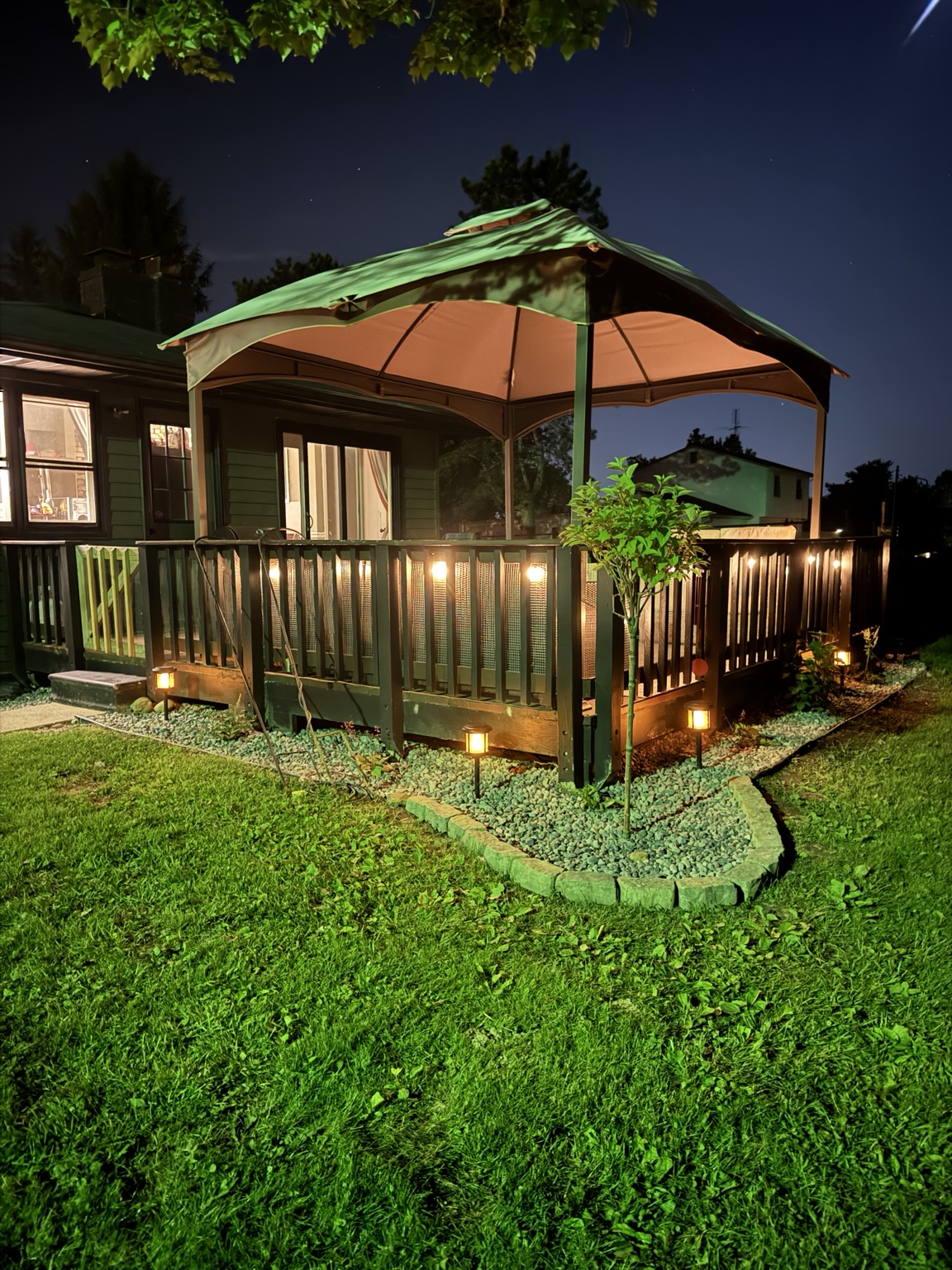 Completed Catalyst Contractors deck and outdoor build